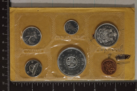 1.1 OZ. OF SILVER BU UNC CANADA COINS IN ENVELOPE