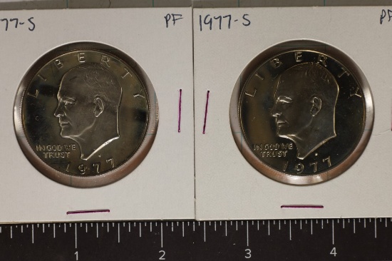 2-1977-S PROOF IKE DOLLARS