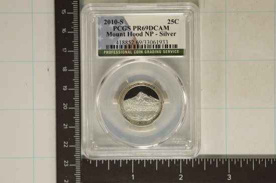 2010-S SILVER N.P. QUARTER PCGS PR69 DCAM