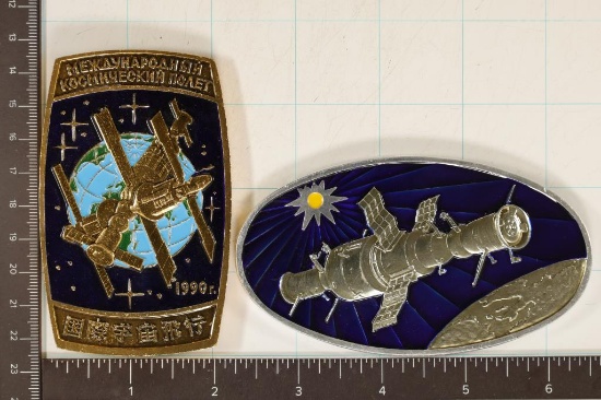 1981 & 1990 RUSSIAN METAL ORBITAL SPACE MEDALS