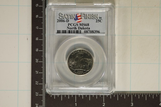 2006-D NORTH DAKOTA QUARTER PCGS MS68