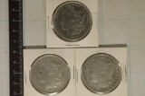 1921-P/D/S MORGAN SILVER DOLLARS