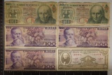 6-MEXICO BILLS: 1971-10 PESOS, 1975-10 PESOS,