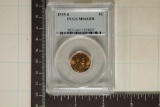 1955-S LINCOLN WHEAT CENT PCGS MS66RD