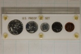 1963 US SILVER PROOF SET IN PLASTIC HOLDER