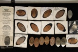 20 US ELONGATED COINS: 15-LINCOLN CENTS,