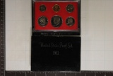 1981 US PROOF SET (WITH BOX)