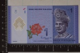 CRISP UNC POLYMER MALAYSIA 1 RINGGIT BILL