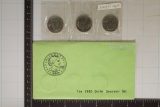 1980 P/D/S SBA DOLLAR SOUVENIR SET IN ENVELOPE