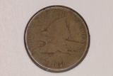 1858 FLYING EAGLE CENT (LARGE LETTER)