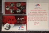 2009 SILVER US 50 STATE QUARTERS PROOF SET