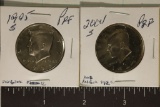 1995-S & 2004-S PF KENNEDY HALF DOLLARS BOTH ARE
