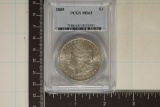 1889 MORGAN SILVER DOLLAR PCGS MS63