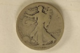 1917-D SILVER WALKING LIBERTY HALF DOLLAR. REVERSE