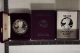 1990-S PF AMERICAN SILVER EAGLE IN ORIGINAL US
