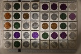 40 ASSORTED MARDI GRAS TOKENS: THREE