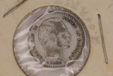 1899 DENMARK SILVER 10 ORE .0186 OZ. ASW