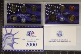 2000 US PROOF SET (WITH BOX) & WITH CERTIFICATE