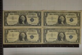 4-$1 SILVER CERTIFICATES: 1957, 2-57-A & 1-57-B
