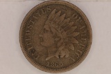 1860 INDIAN HEAD CENT ROUNDED BUST