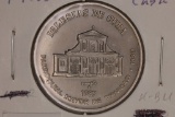 1987 CUBA 1 PESO UNC COIN CATHEDRAL IN TRINIDAD