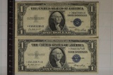 2-1935-E STAR NOTE $1 SILVER CERTIFICATES BLUE