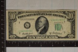 1950-B US $10 FRN GREEN SEAL BILL