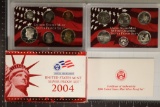 2004 US SILVER PROOF SET (WITH BOX) & WITH CERT