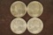 4-1976 BICENTENNIAL WASHINGTON QUARTERS 2-D & 2-P