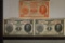 3-1943 NEDERLAND INDIE BILLS: 2-1 GULDEN & 1-50