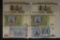 6 RUSSIAN BANKNOTES: 2-100 RUBLE, 2-500 RUBLE &