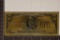 SERIES 1928 GOLD 999999 US $50 GOLD FOIL REPLICA