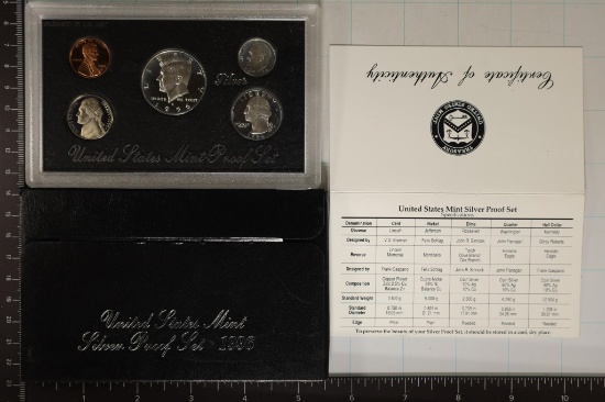 1996 US SILVER PROOF SET (WITH BOX) AND