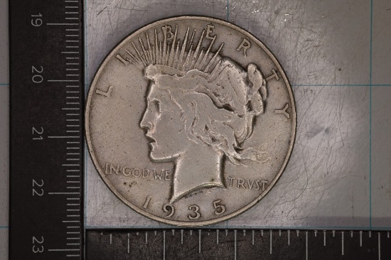 1935-S PEACE SILVER DOLLAR