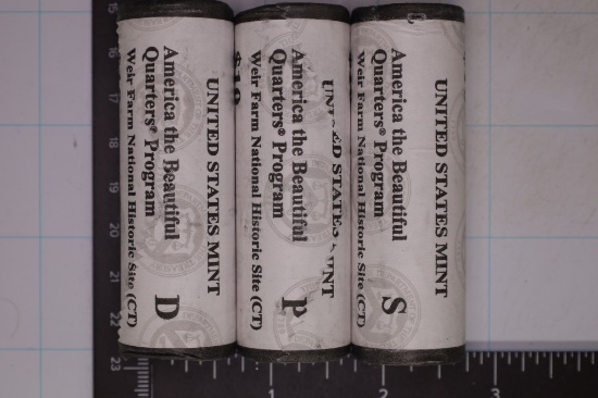 2020-P/D/S SOLID DATE $10 ROLLS OF "WEIR FARM