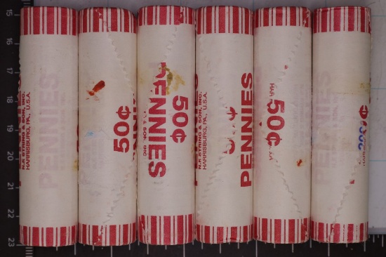 6-2009-P SOLILD DATE 50 CENT ROLLS OF LINCOLN