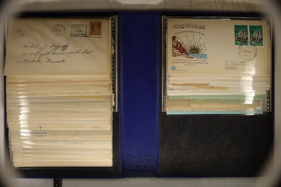 APPROX. 53 US & FORIEGN ENVELOPES WITH VINTAGE