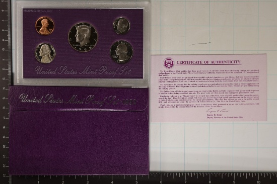 1992 US PROOF SET (WITH BOX) & WITH CERTIFICATE