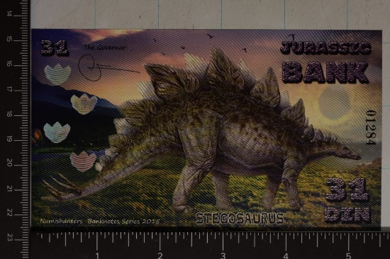 2015 CU COLORIZED JURASSIC BANK 31 DIN POLYMER