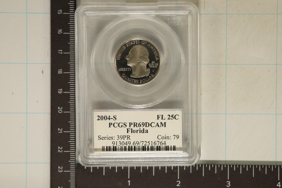2004-S FLORIDA QUARTER PCGS PR69 DCAM