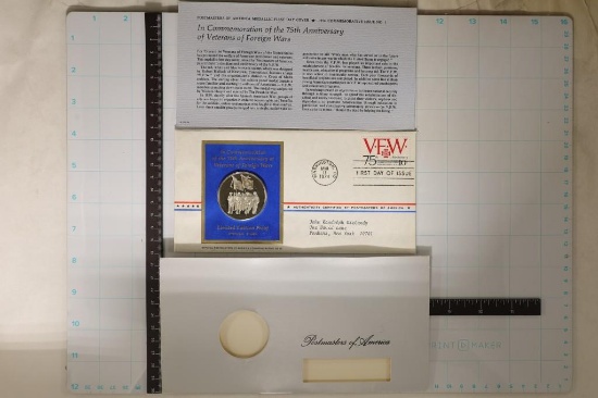 .8 OZ. STERLING SILVER POSTMASTERS OF AMERICA