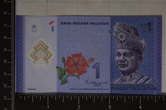 CRISP UNC COLORIZED POLYMER MALAYSIA 1 RINGGIT
