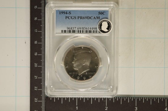 1994-S KENNEDY HALF DOLLAR PCGS PR69 DCAM