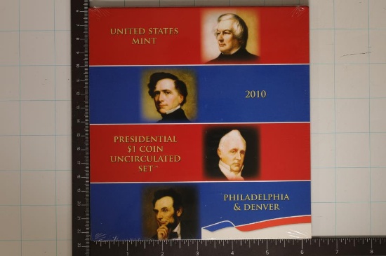 2010-P & D PRESIDENTIAL 8 COIN UNC SET SEALED