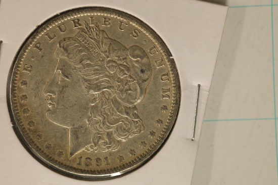 1891 MORGAN SILVER DOLLAR