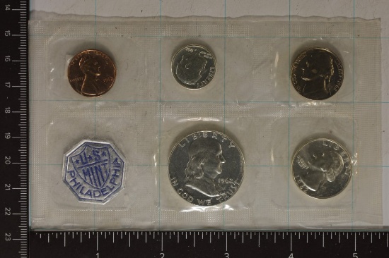 1962 US SILVER PROOF SET (WITHOUT ENVELOPE)