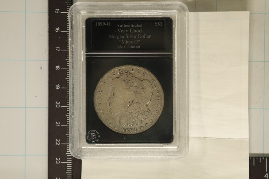 1899-O MICRO "O" MORGAN SILVER DOLLAR