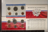 1987 US MINT SET (UNC) P/D (WITH ENVELOPE) AND