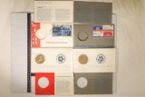 1973 & 1974 US BICENTENNIAL MEDALS IN FDC'S