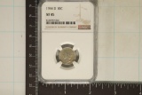 1944-D SILVER MERCURY DIME NGC XF45